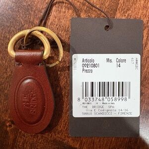 The Bridge Brown Leather Key Holder